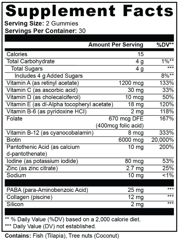 Hair, Skin & Nails Gummies