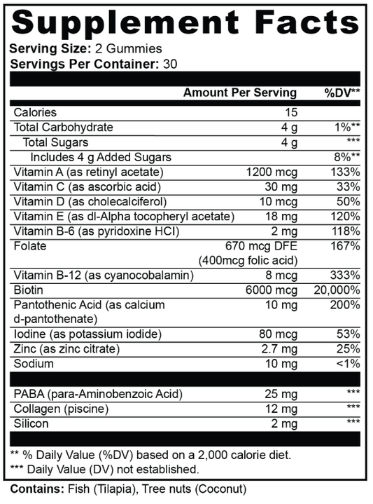Hair, Skin & Nails Gummies